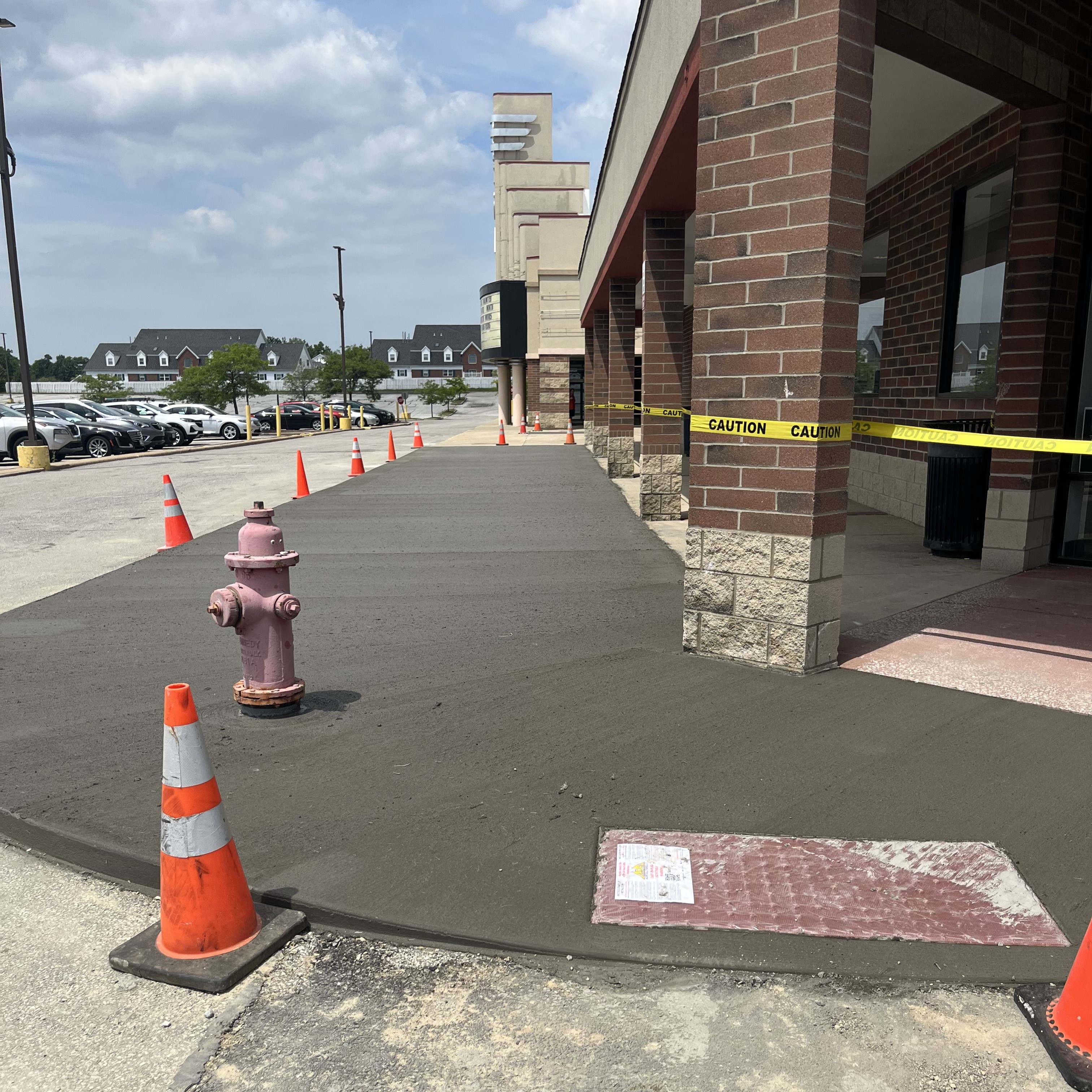 commerical entrance walkway