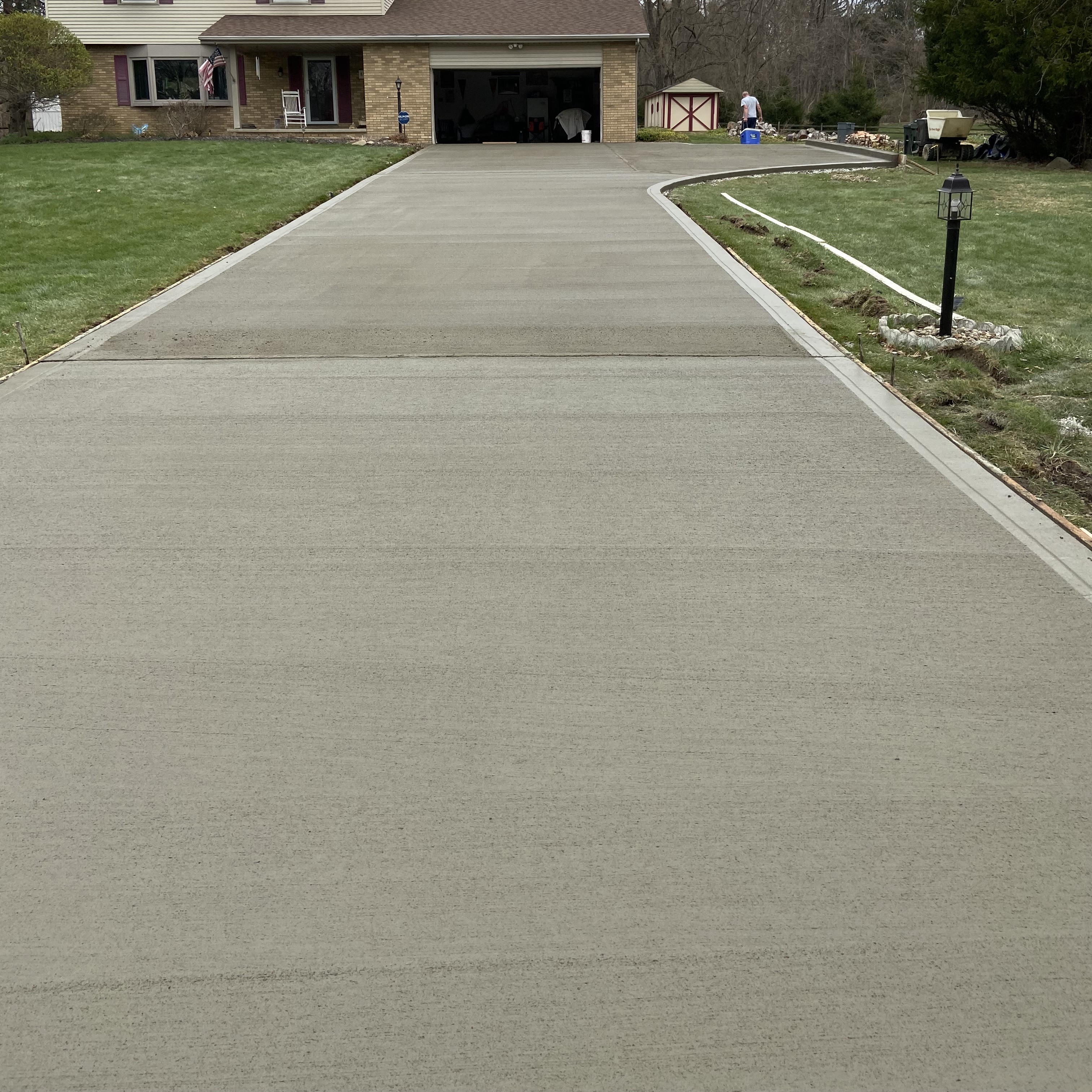 big driveway